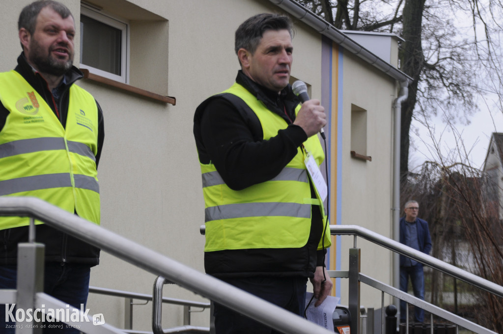 Protest rolników w Bielewie