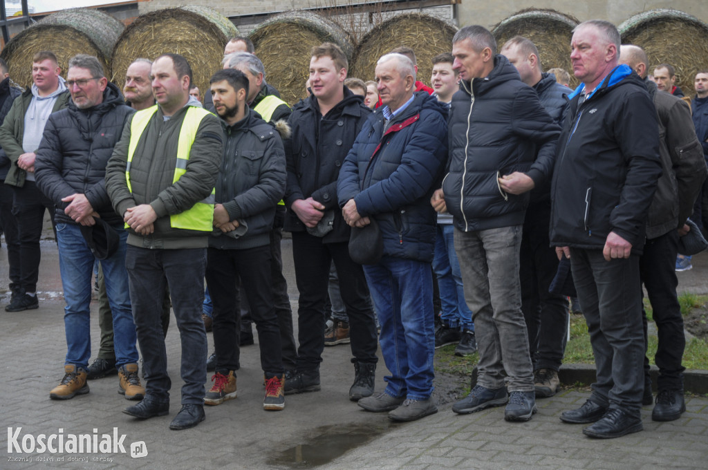 Protest rolników w Bielewie