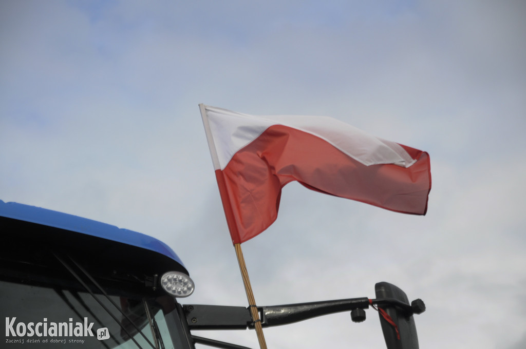 Protest rolników w Bielewie