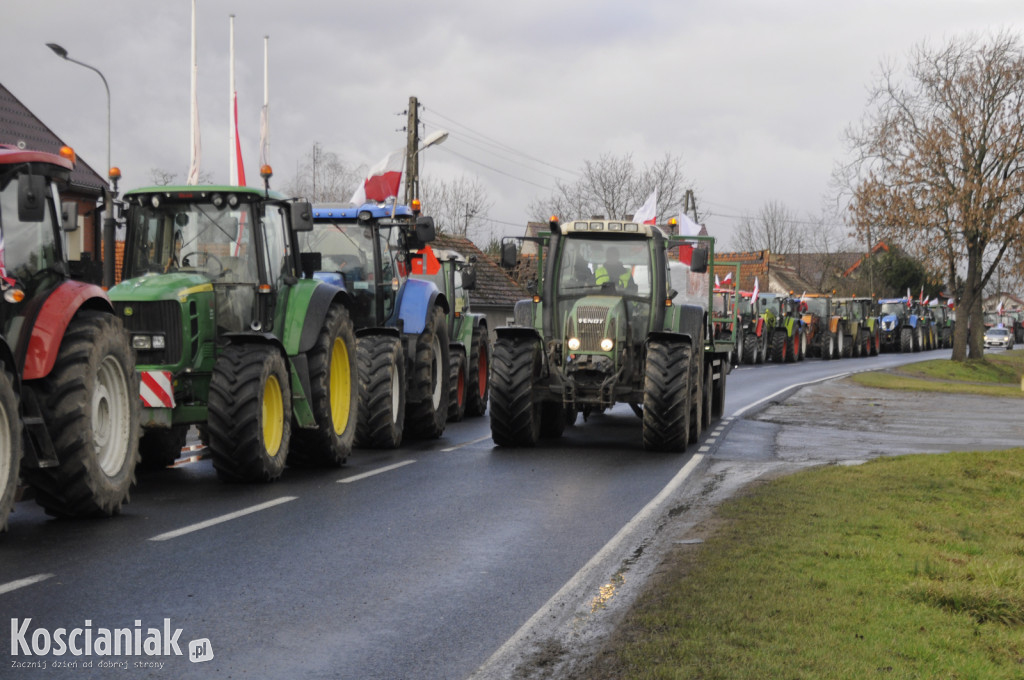 Protest rolników w Bielewie