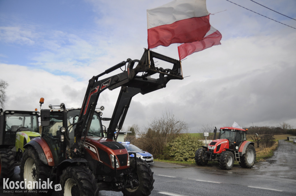 Protest rolników w Bielewie