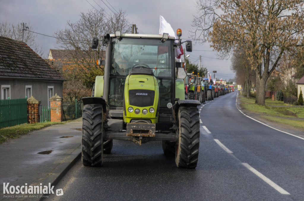 Protest rolników w Bielewie