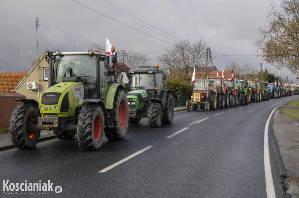 Protest rolników w Bielewie