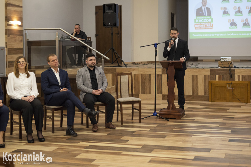 Kandydat na burmistrza przedstawia program