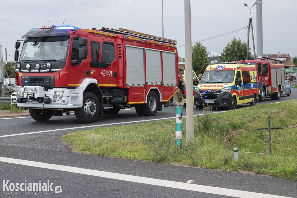 Zderzenie trzech aut na pechowym skrzyżowaniu