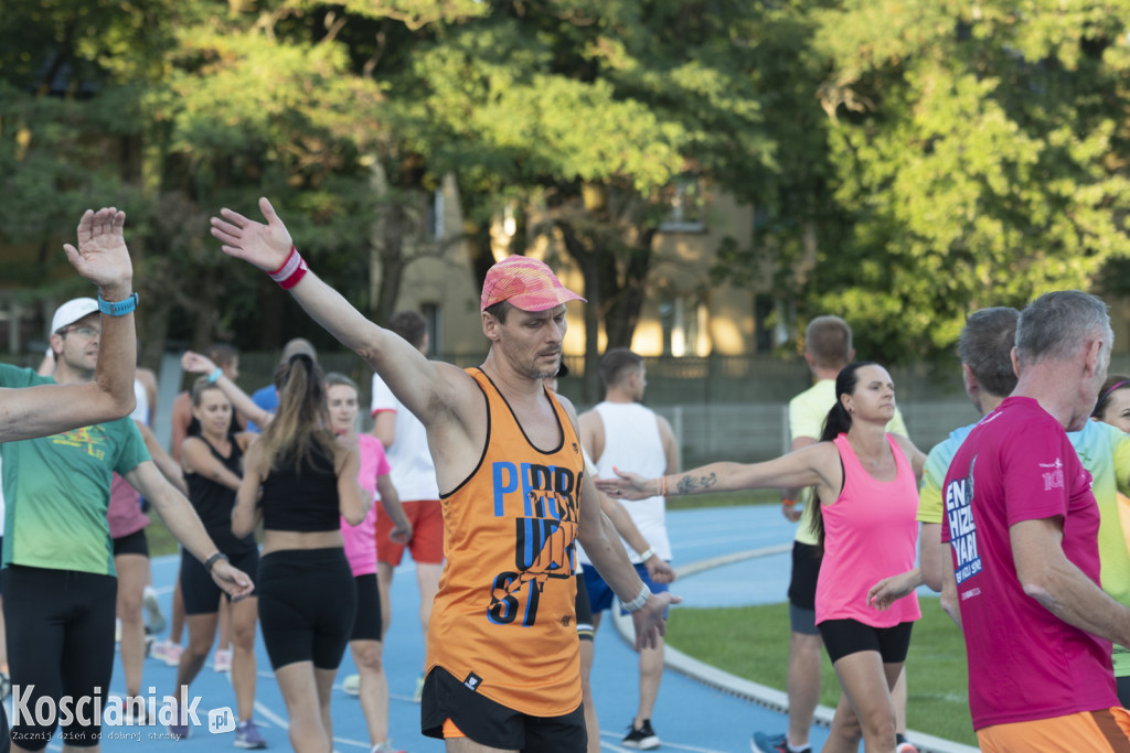 Trening przed półmaratonem z Szymanowskim