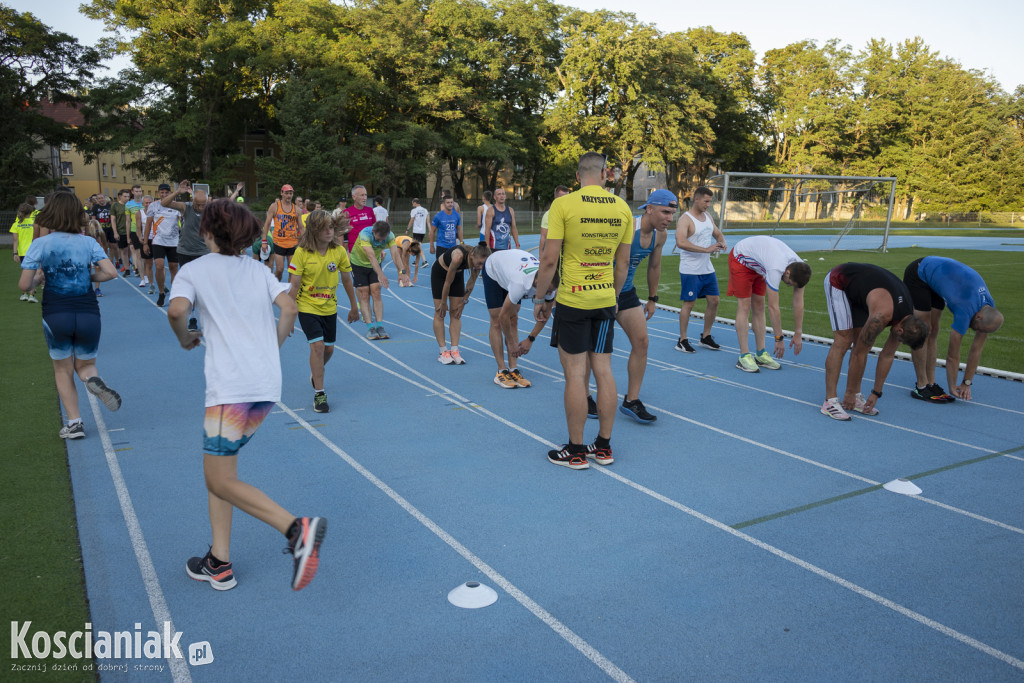 Trening przed półmaratonem z Szymanowskim