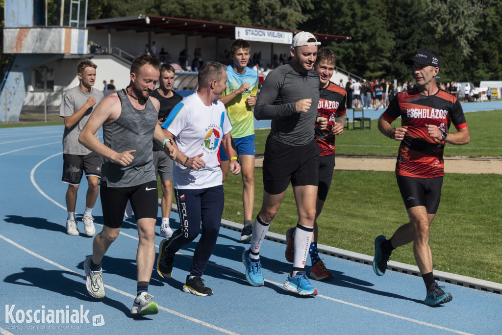 Dominik Wolff na stadionie z Kolbergowiczami