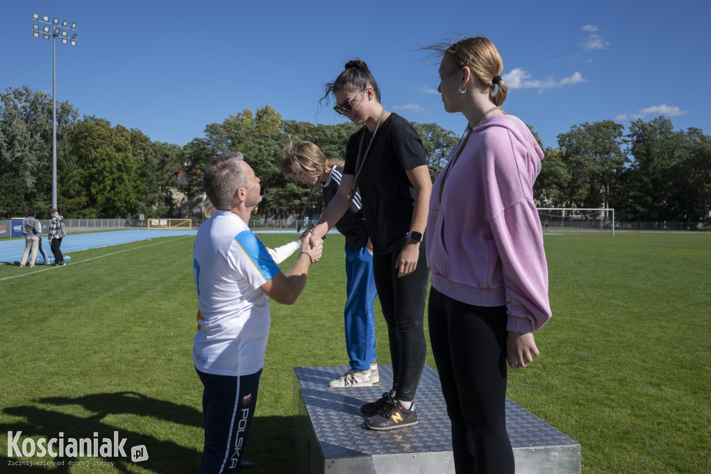 Dominik Wolff na stadionie z Kolbergowiczami