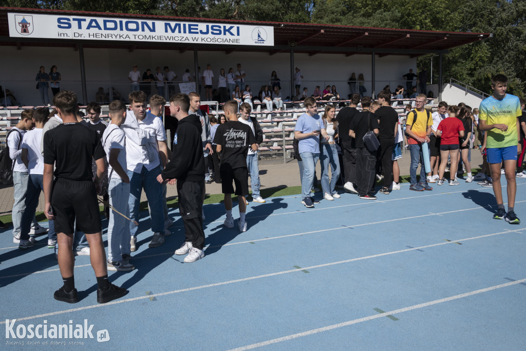 Dominik Wolff na stadionie z Kolbergowiczami