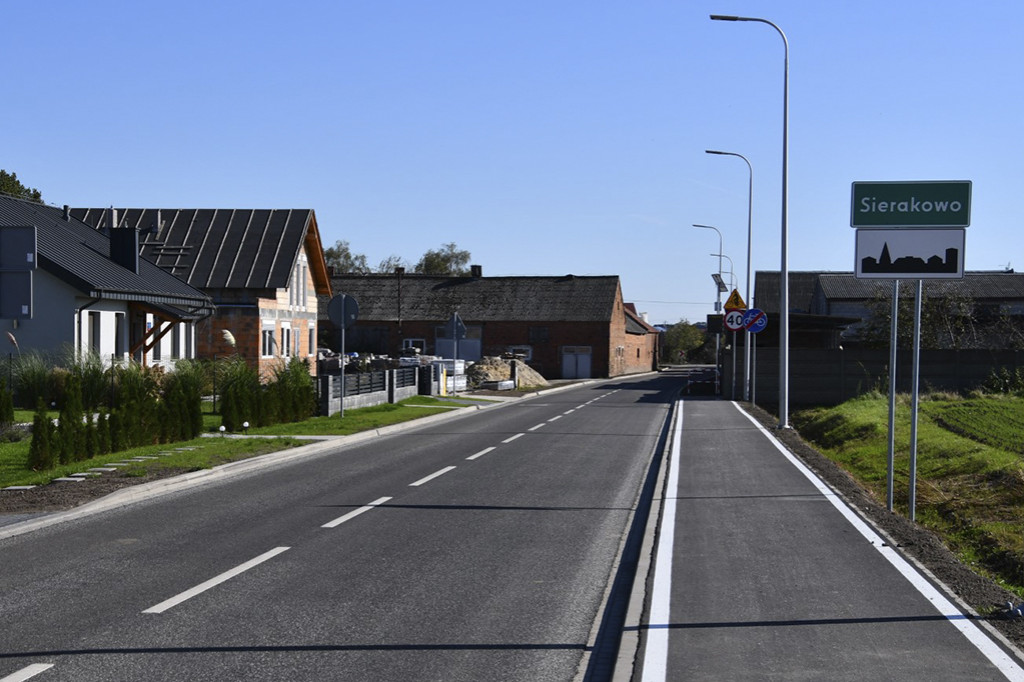 Zakończono remont drogi Szczodrowo-Sierakowo