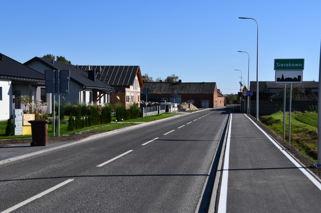 Zakończono remont drogi Szczodrowo-Sierakowo