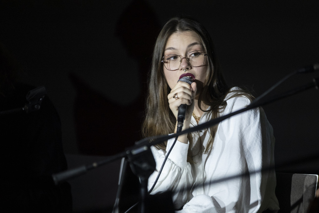 Koncert zespołu Jesienni w bibliotece