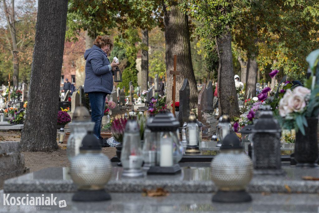 Kościańskie cmentarze przed 1 listopada