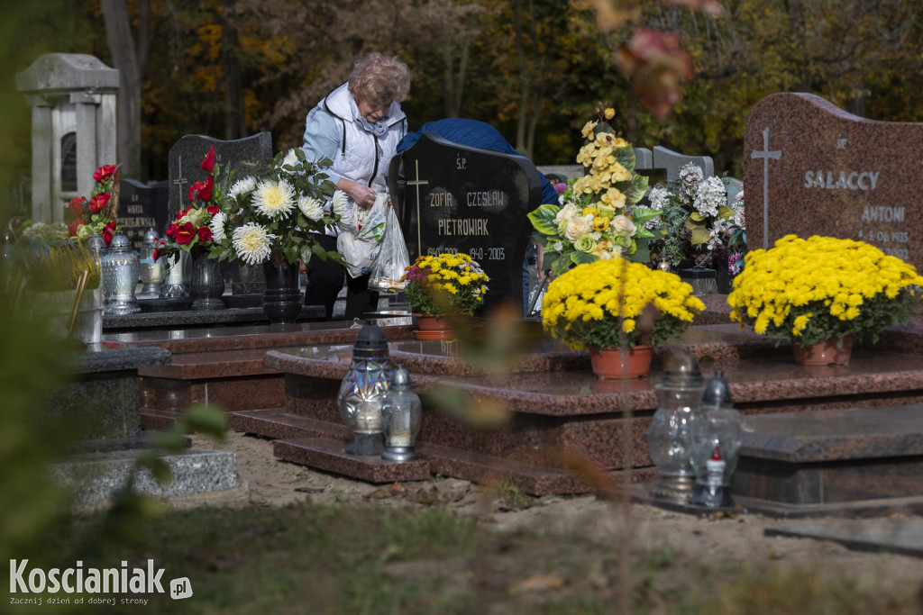 Kościańskie cmentarze przed 1 listopada