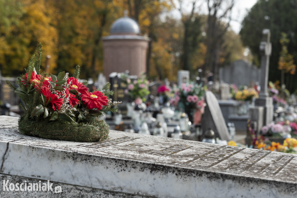 Kościańskie cmentarze przed 1 listopada