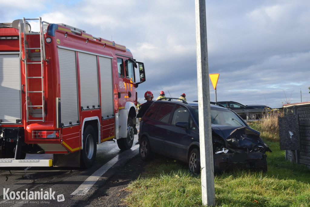 Nie ustąpiła pierwszeństwa doprowadzając do kolizji