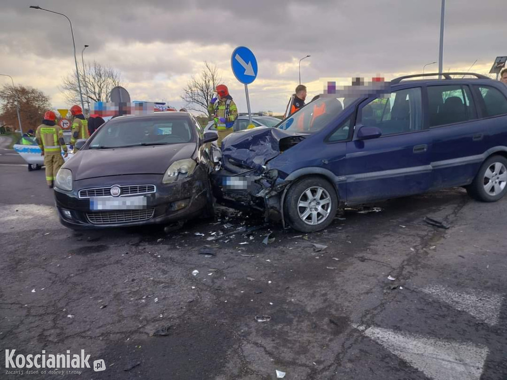 Nie ustąpiła pierwszeństwa doprowadzając do kolizji