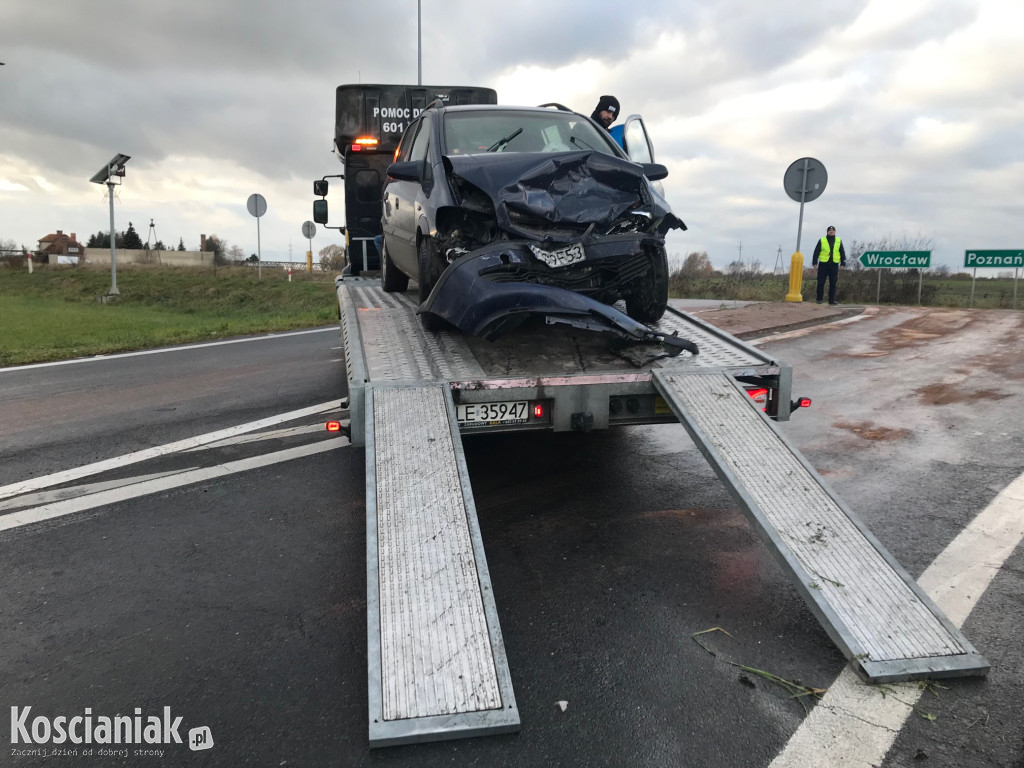 Nie ustąpiła pierwszeństwa doprowadzając do kolizji