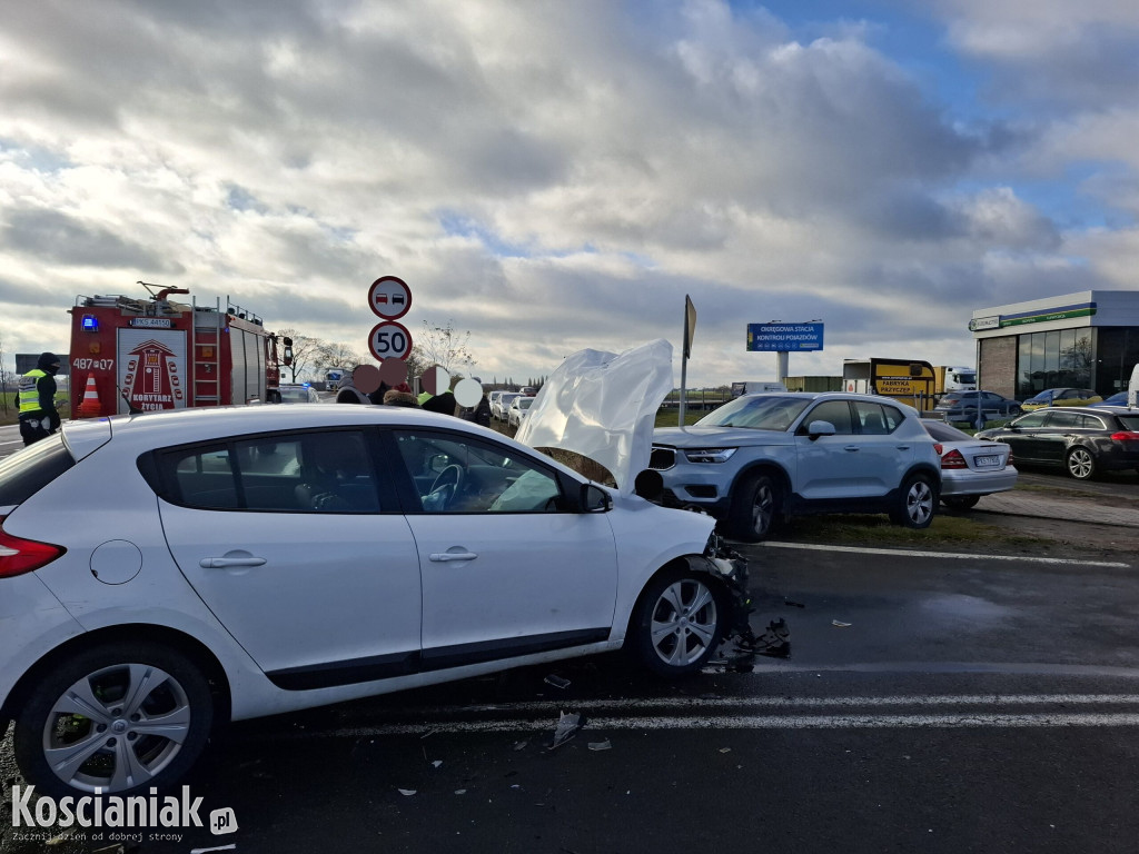 Wypadek na wyjeździe ze Starych Oborzysk