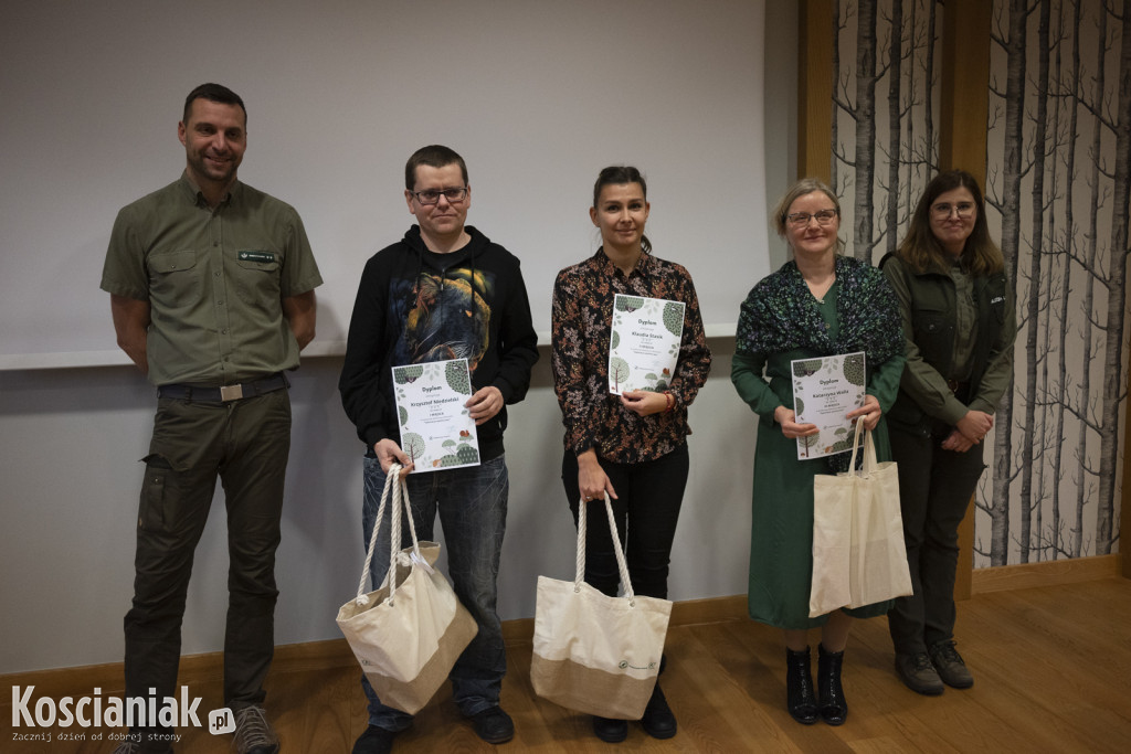 Nagrody dla laureatów konkursu Nadleśnictwa