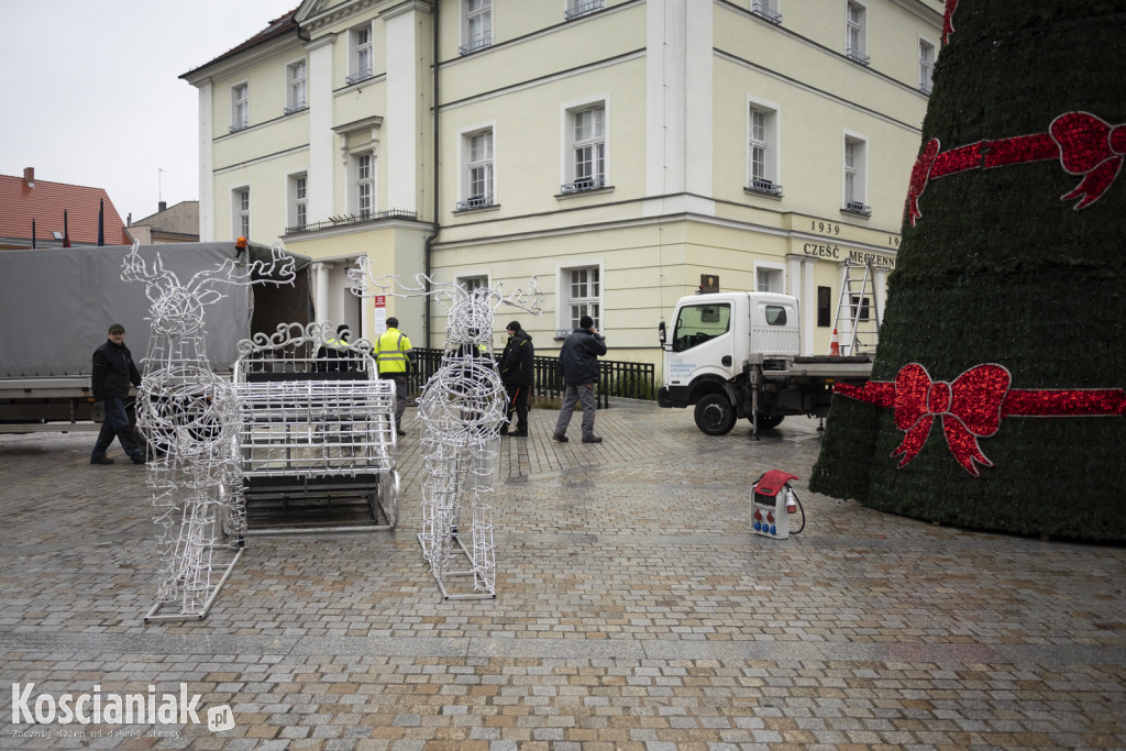 Kościan stroi się na święta