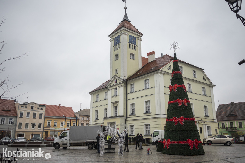 Kościan stroi się na święta