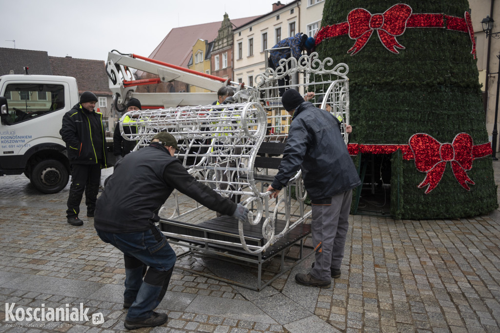 Kościan stroi się na święta