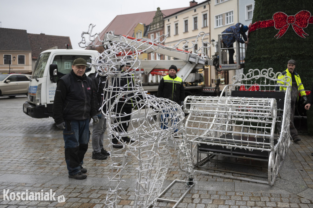 Kościan stroi się na święta