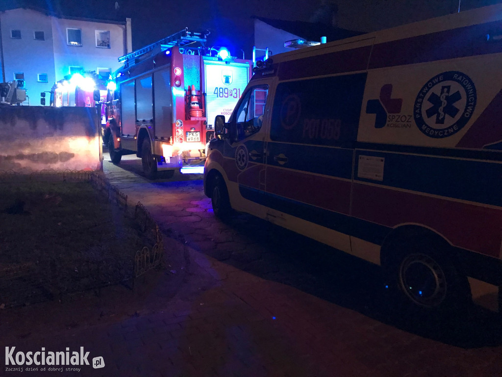 Podejrzana substancja w bloku na Gostyńskiej
