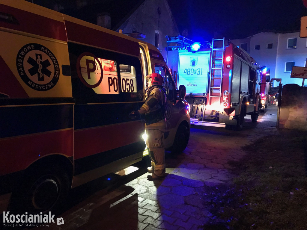 Podejrzana substancja w bloku na Gostyńskiej