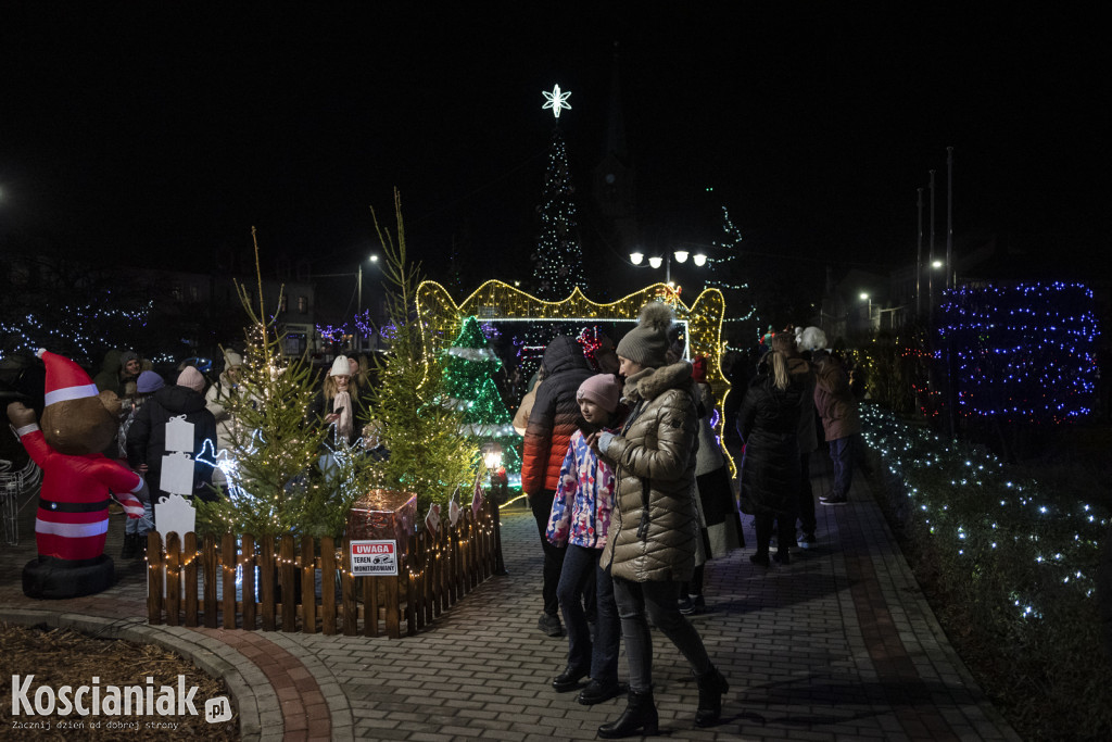 Świąteczne iluminacje w Czempiniu