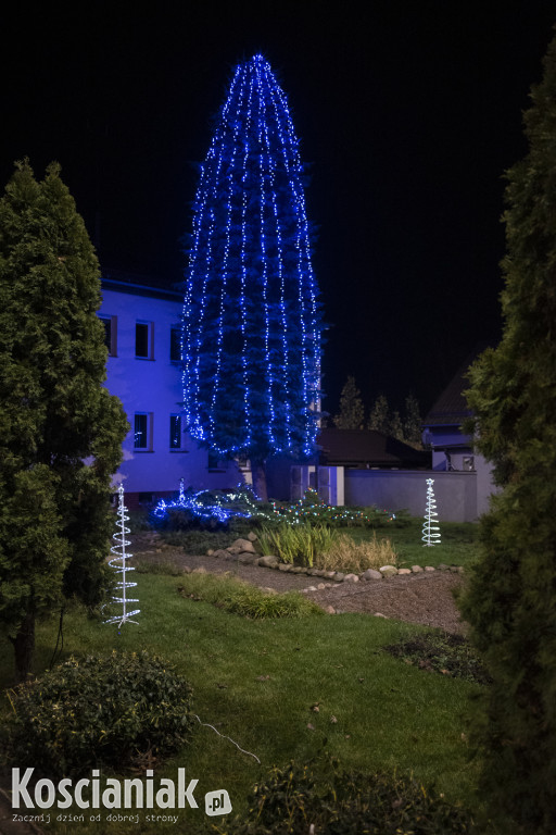 Świąteczne iluminacje w Czempiniu