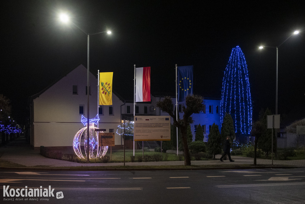 Świąteczne iluminacje w Czempiniu