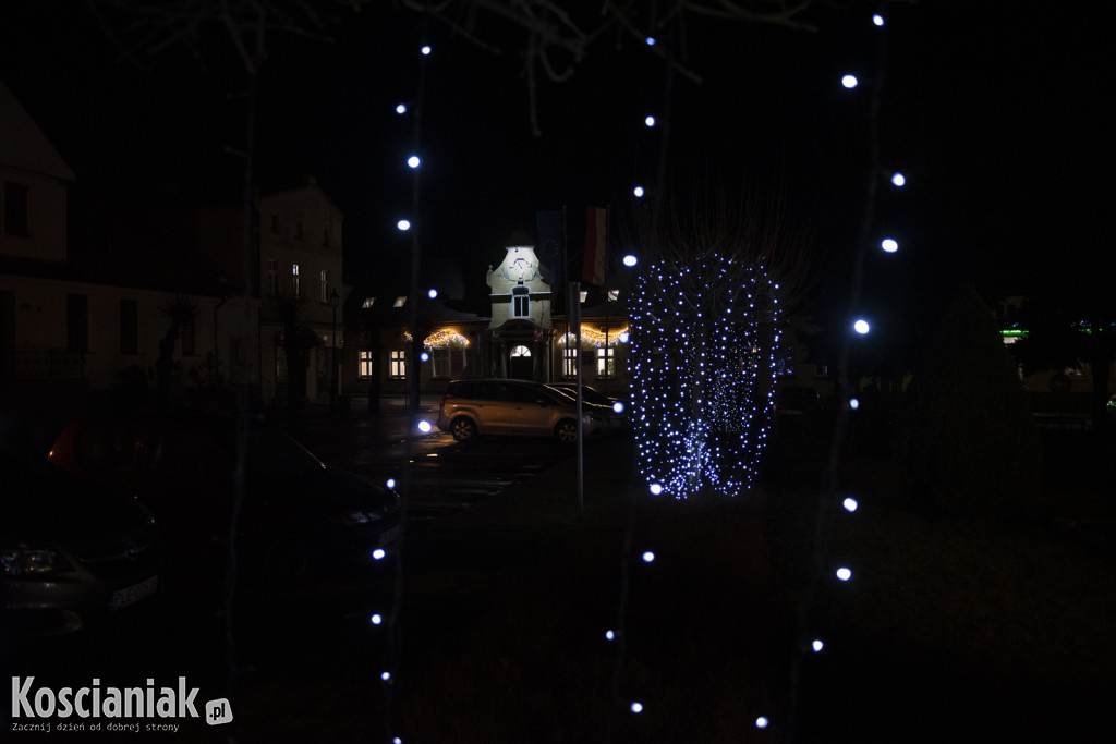 Świąteczne iluminacje w Krzywiniu