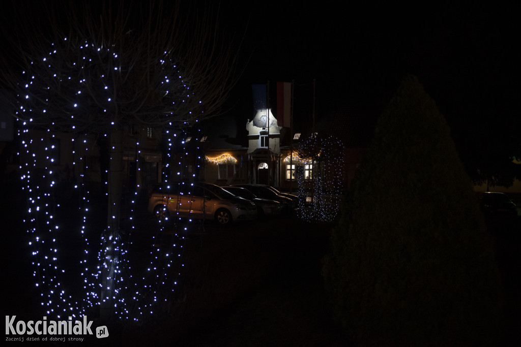 Świąteczne iluminacje w Krzywiniu