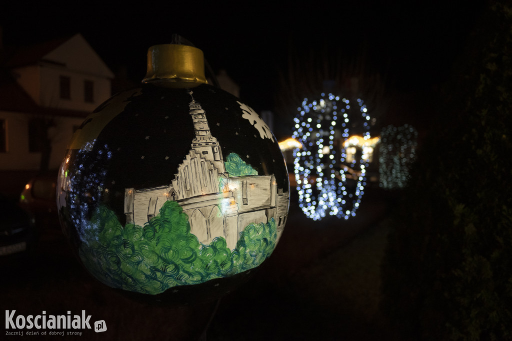 Świąteczne iluminacje w Krzywiniu