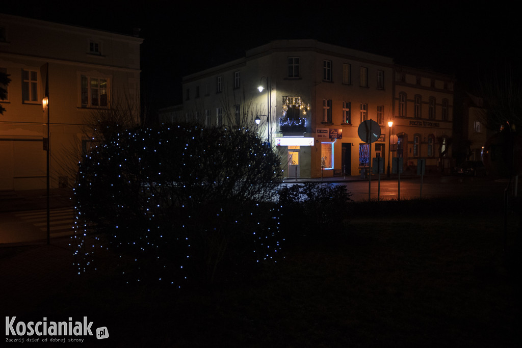 Świąteczne iluminacje w Krzywiniu