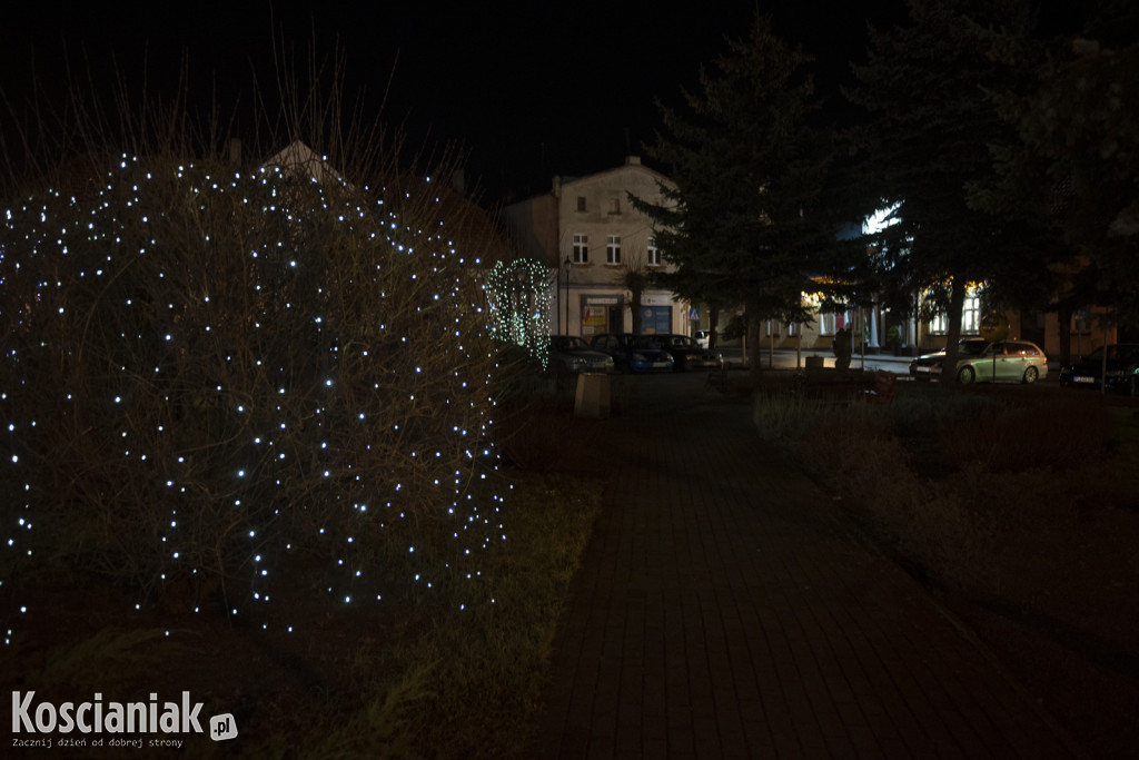 Świąteczne iluminacje w Krzywiniu