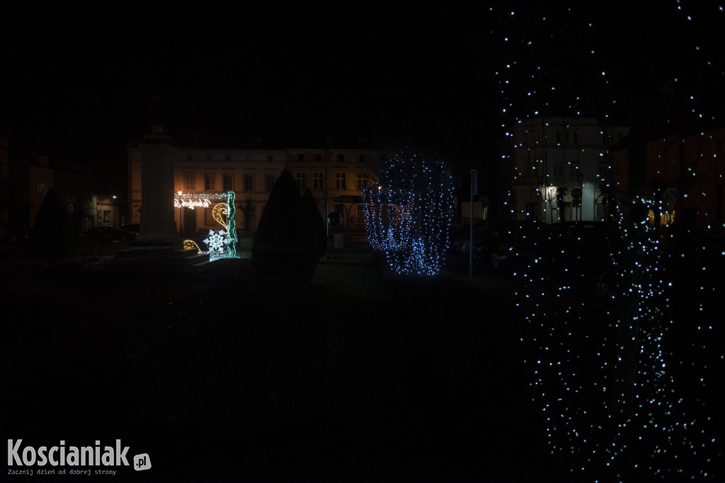 Świąteczne iluminacje w Krzywiniu