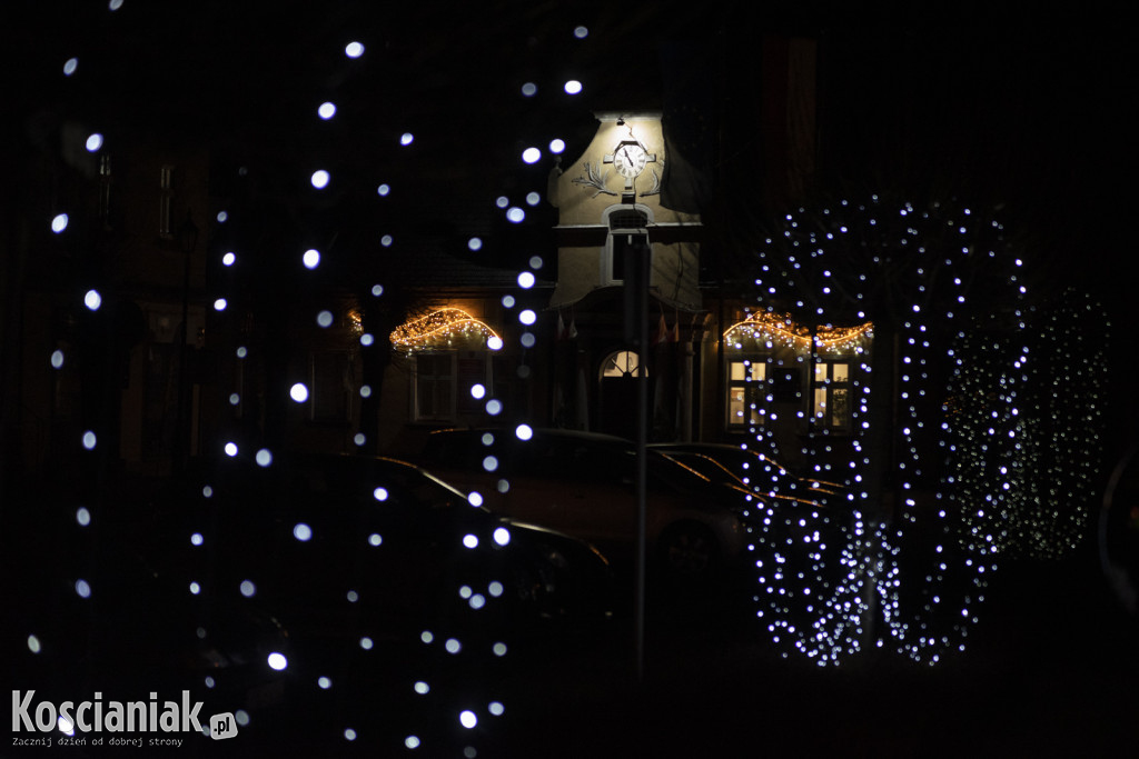 Świąteczne iluminacje w Krzywiniu