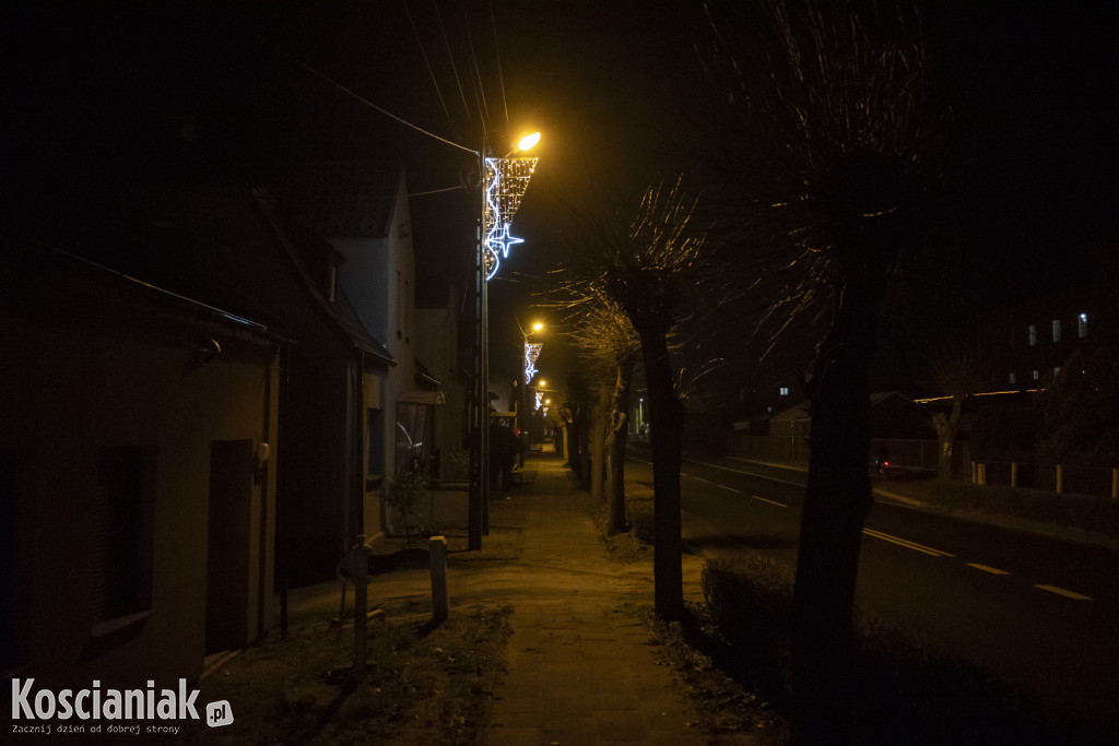 Świąteczne iluminacje w Krzywiniu