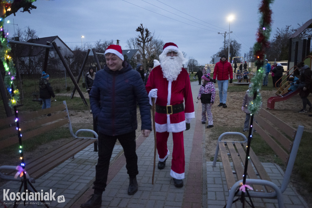 Rozświetlanie choinki w Kurzej Górze