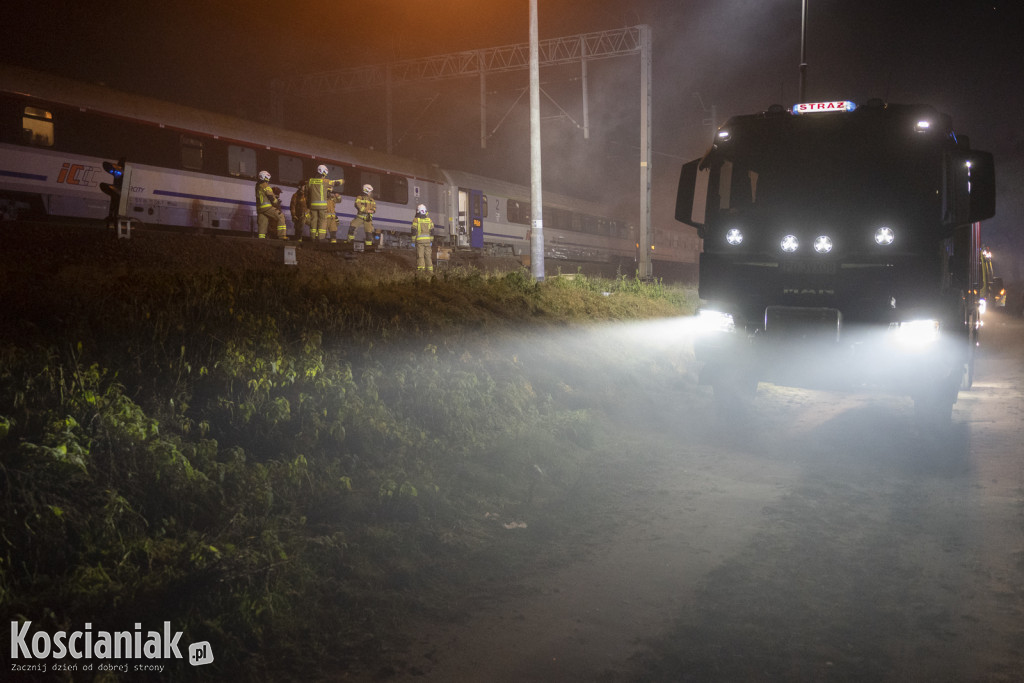 Potrącenie na torach kolejowych w Kościanie