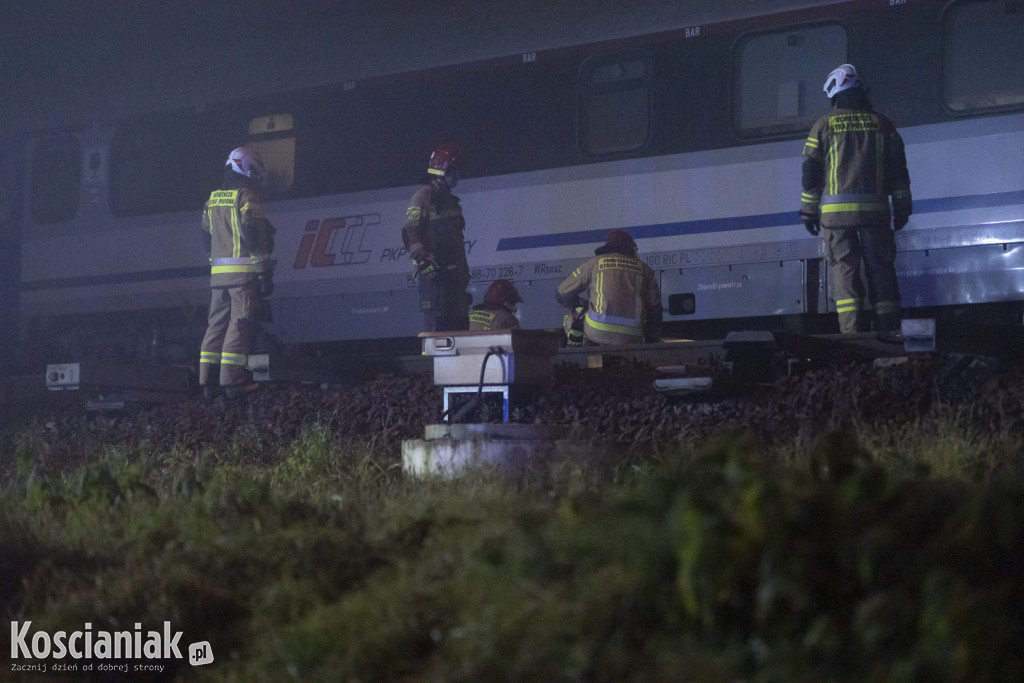 Potrącenie na torach kolejowych w Kościanie