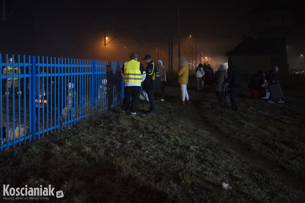 Potrącenie na torach kolejowych w Kościanie