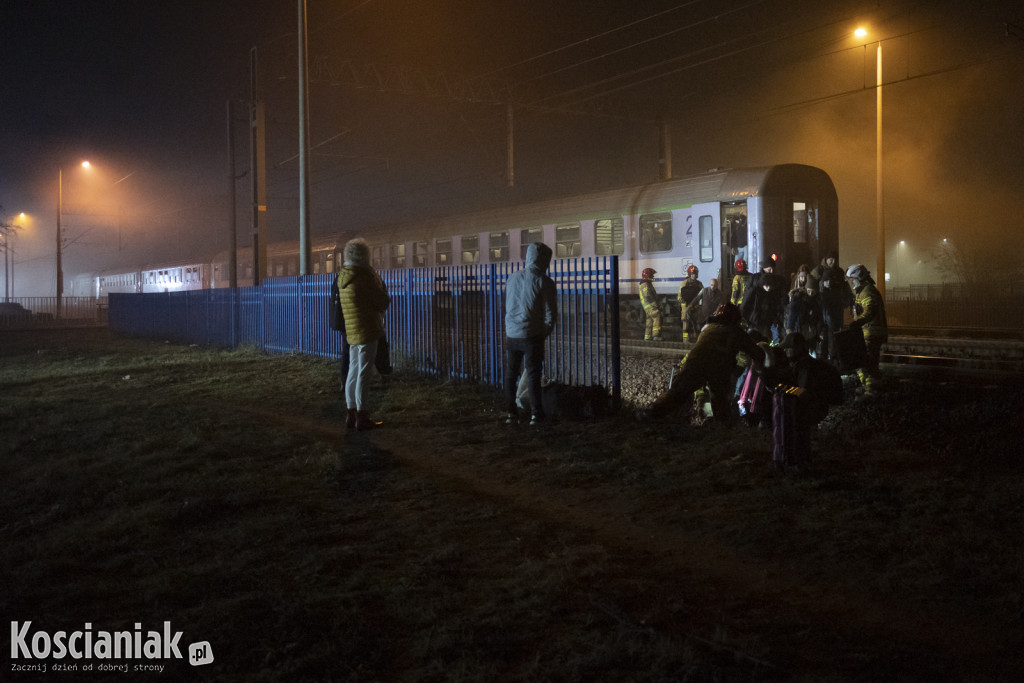 Potrącenie na torach kolejowych w Kościanie