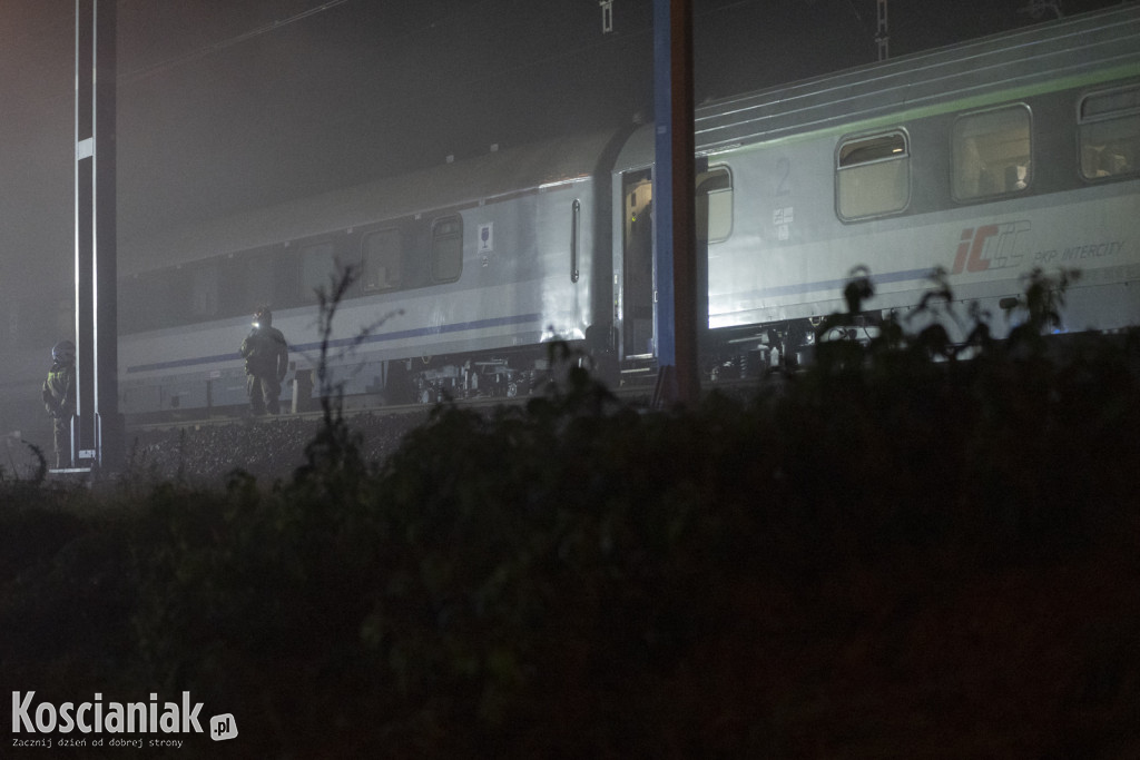 Potrącenie na torach kolejowych w Kościanie