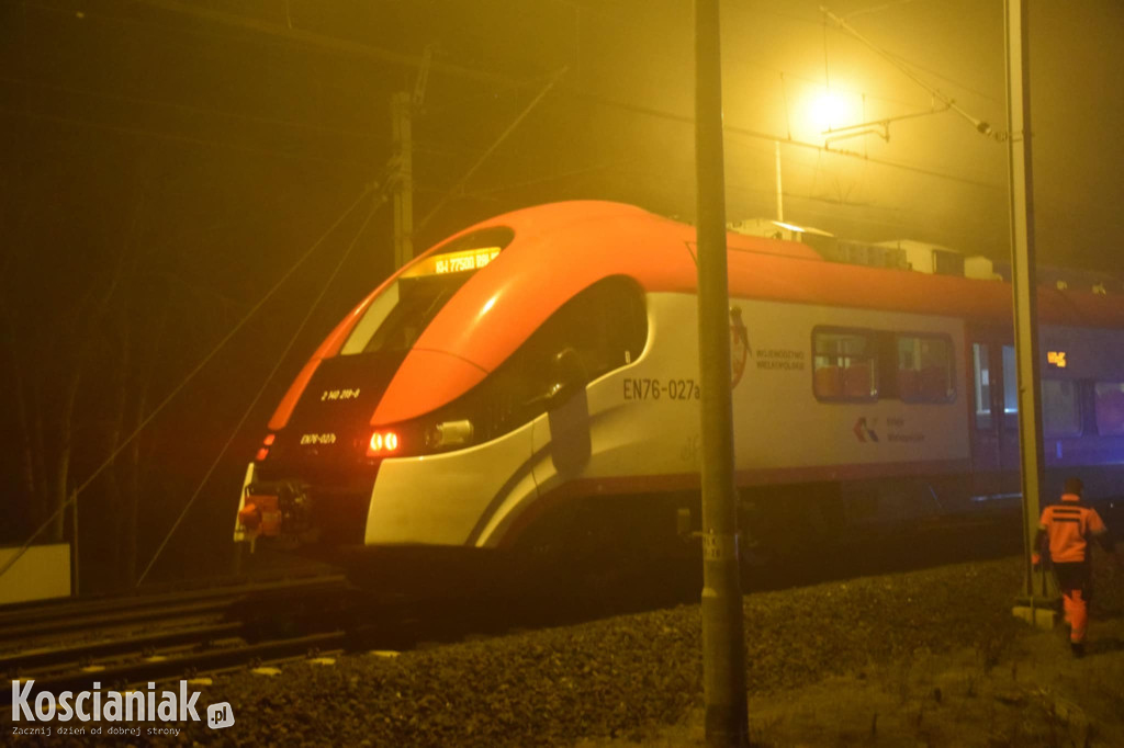 Pociąg potrącił kobietę w Starym Bojanowie