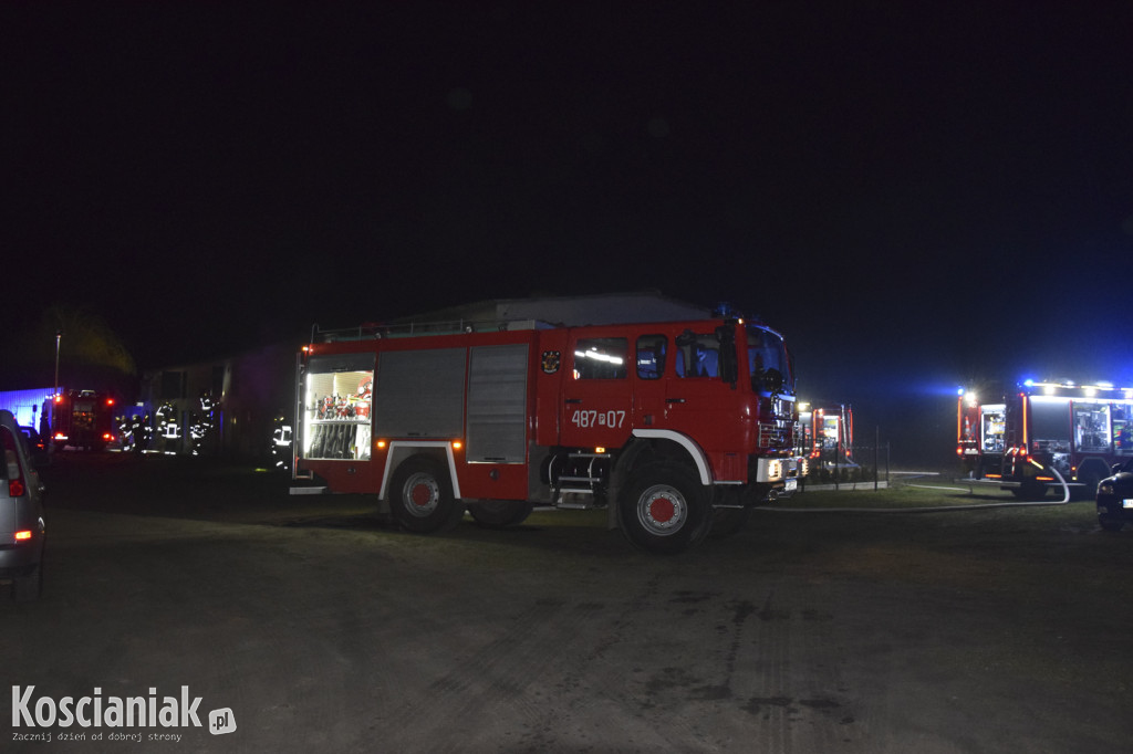 Pożar budynku gospodarczego w Sylwestra w Kurowie